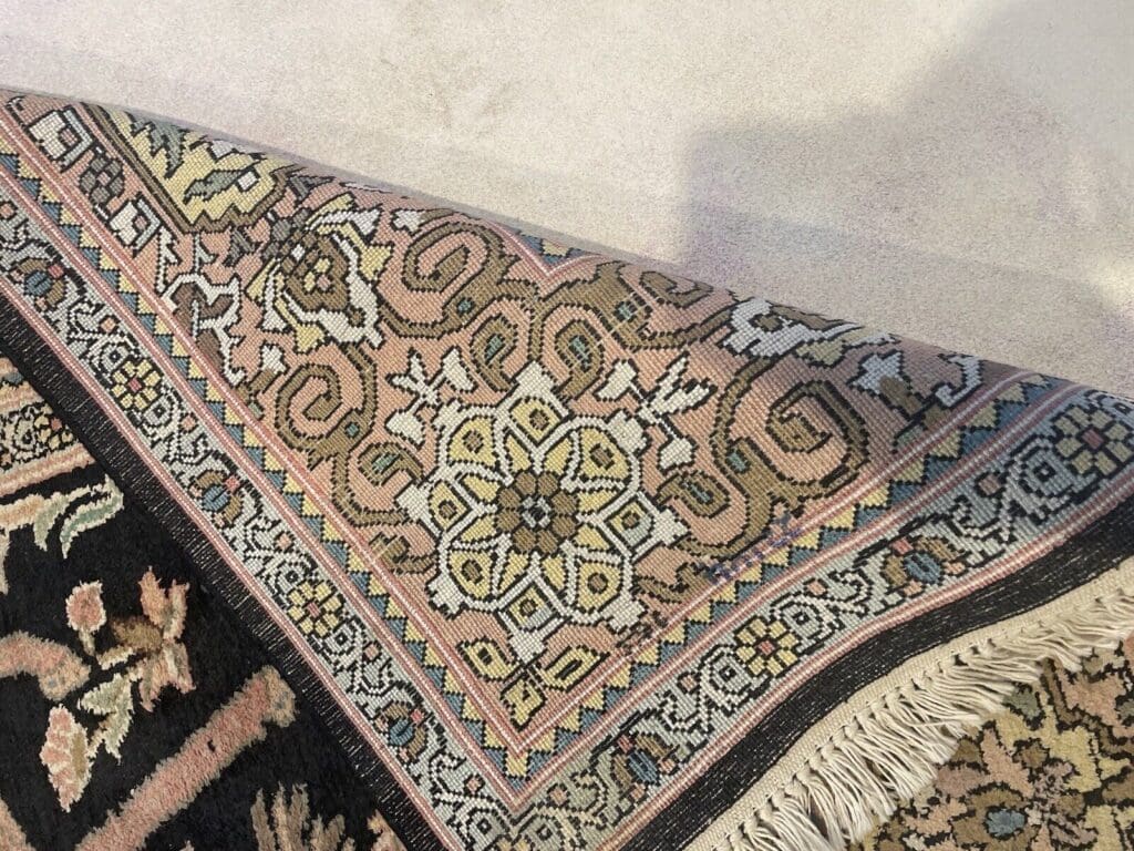 Orientteppich Kashmir 270 x 185 cm Seide handgeknüpft