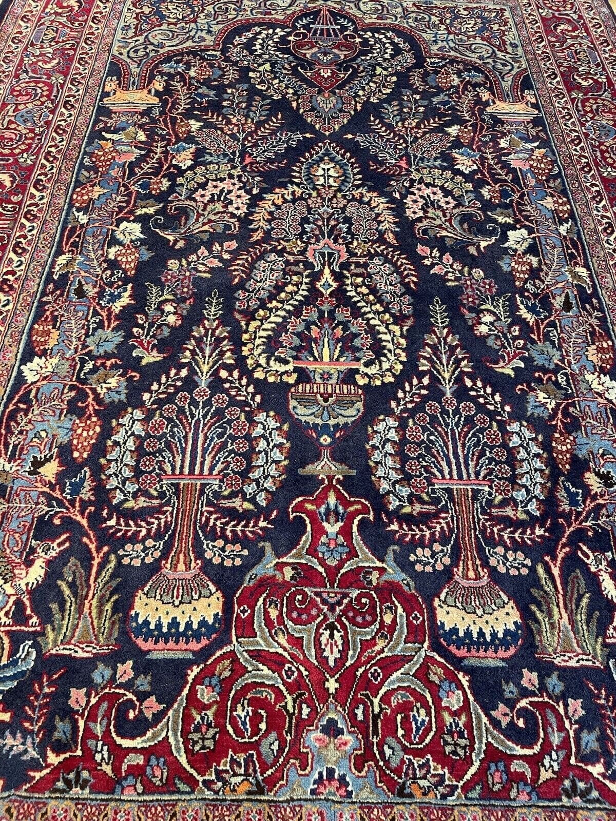 Perserteppich Kaschmar 300x200 cm Wolle handgeknüpft