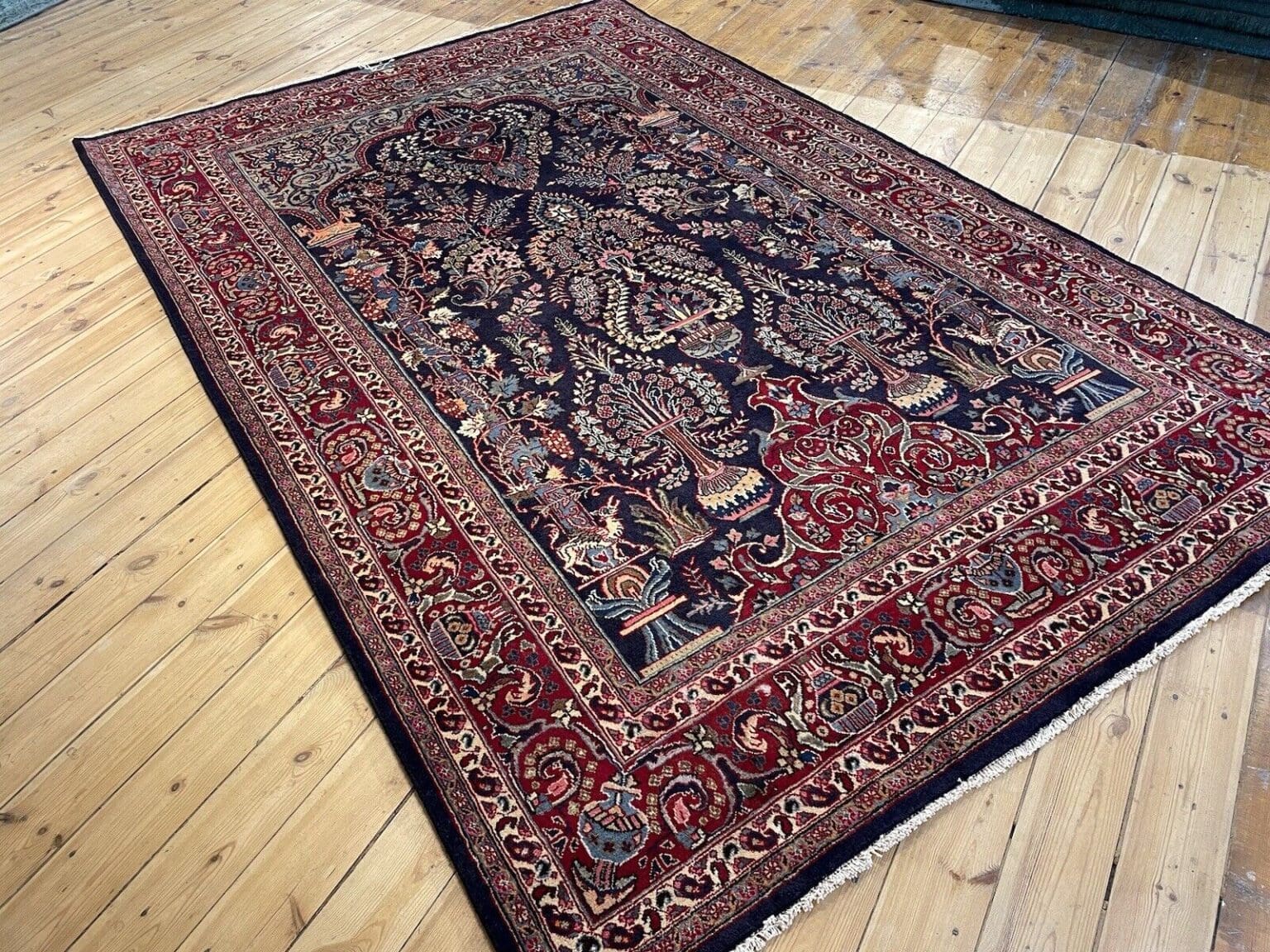 Perserteppich Kaschmar 300x200 cm Wolle handgeknüpft