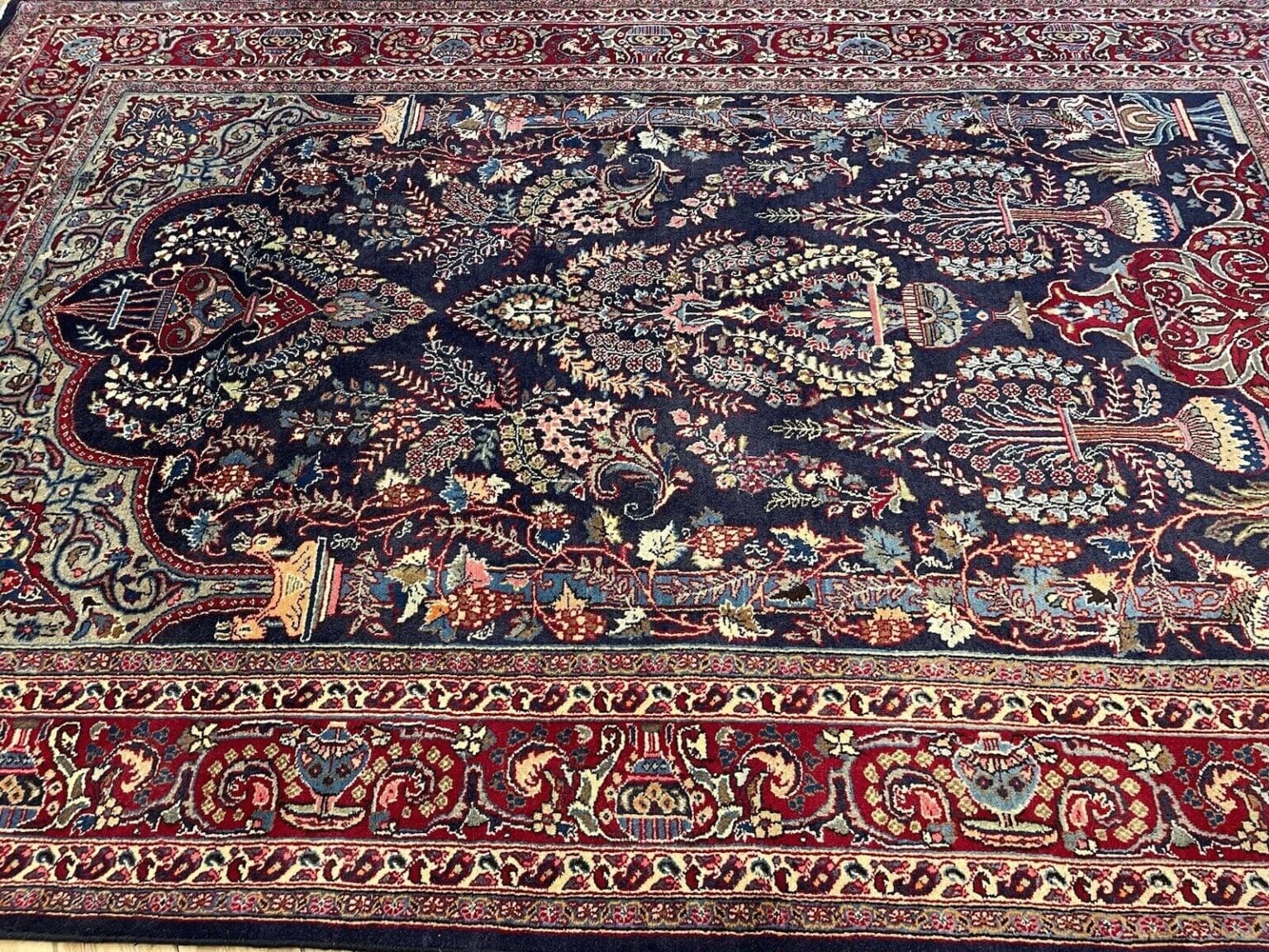 Perserteppich Kaschmar 300x200 cm Wolle handgeknüpft