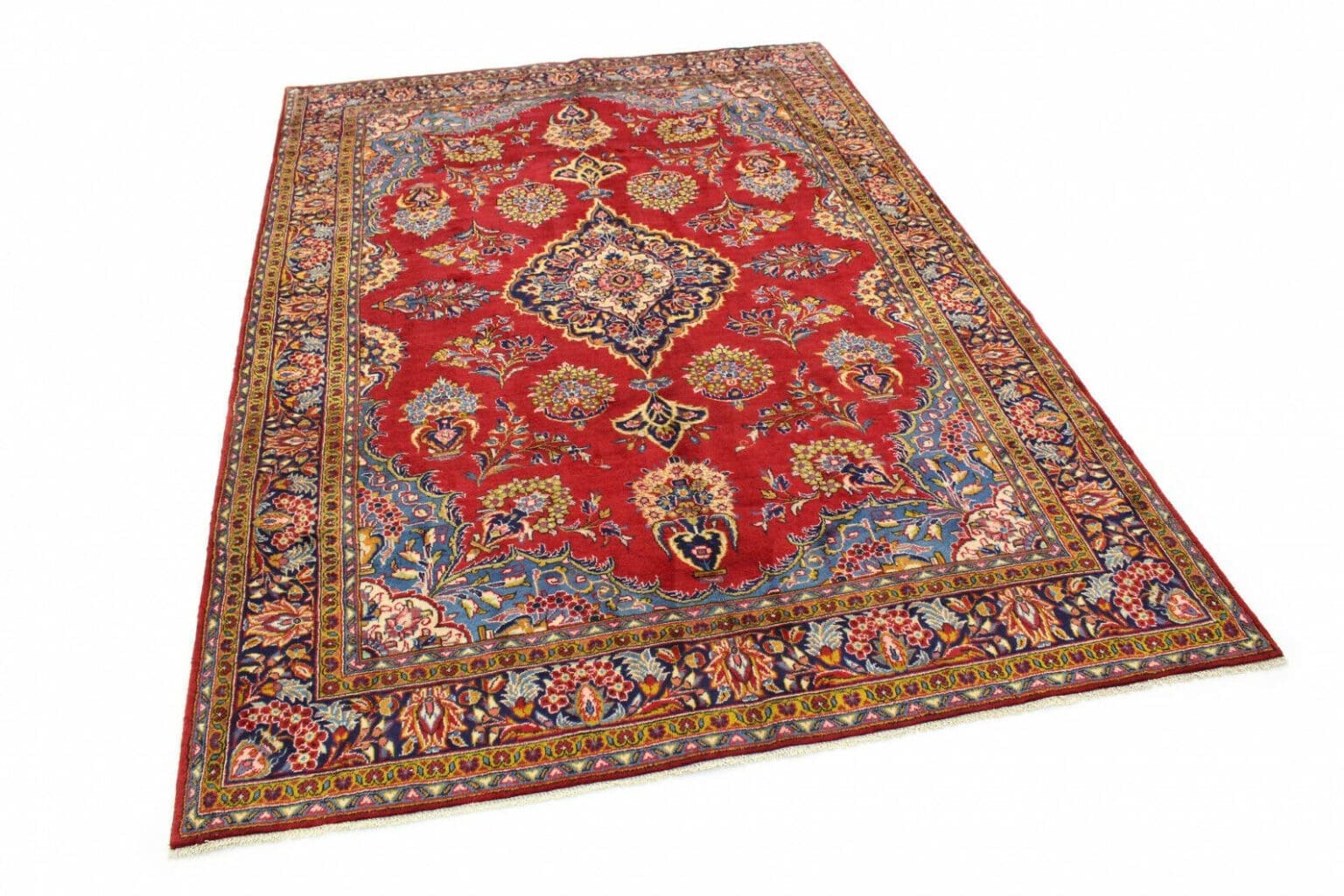 Perserteppich Sarough 314 x 218 cm Wolle handgeknüpft