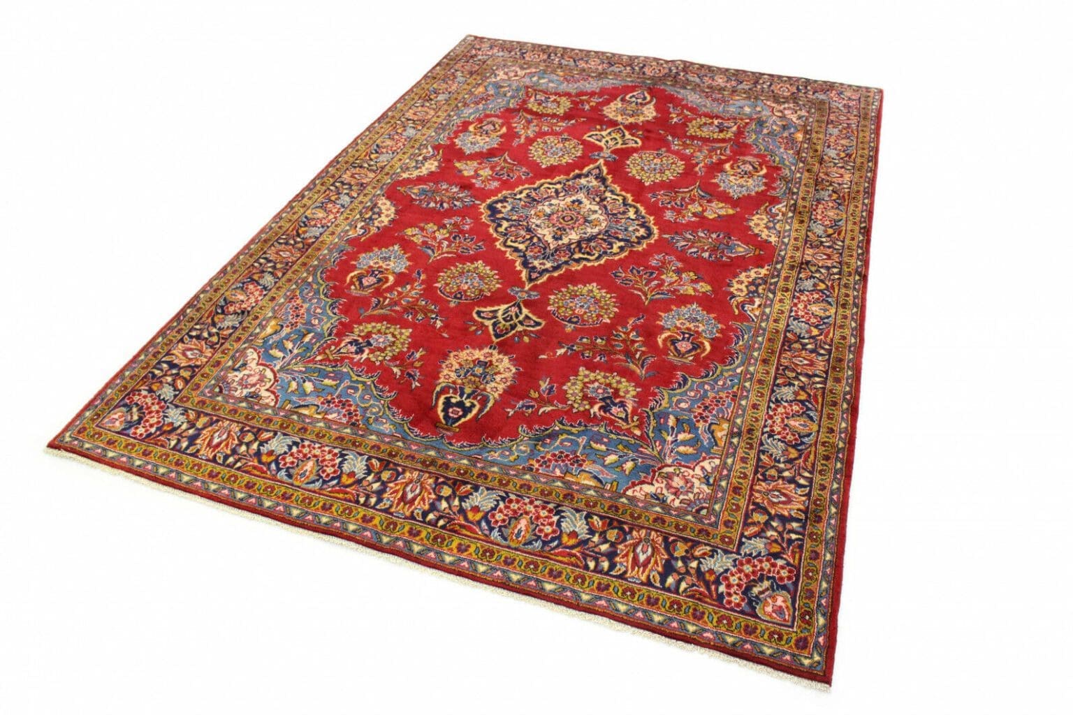 Perserteppich Sarough 314 x 218 cm Wolle handgeknüpft