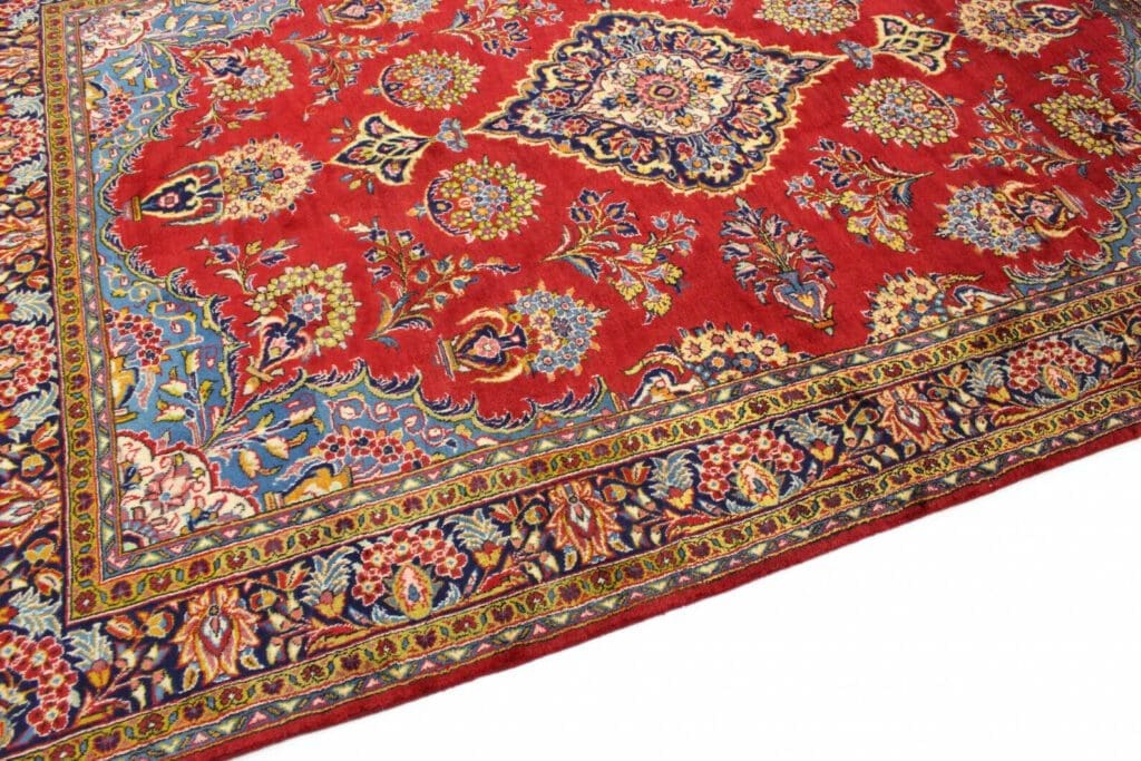 Perserteppich Sarough 314 x 218 cm Wolle handgeknüpft