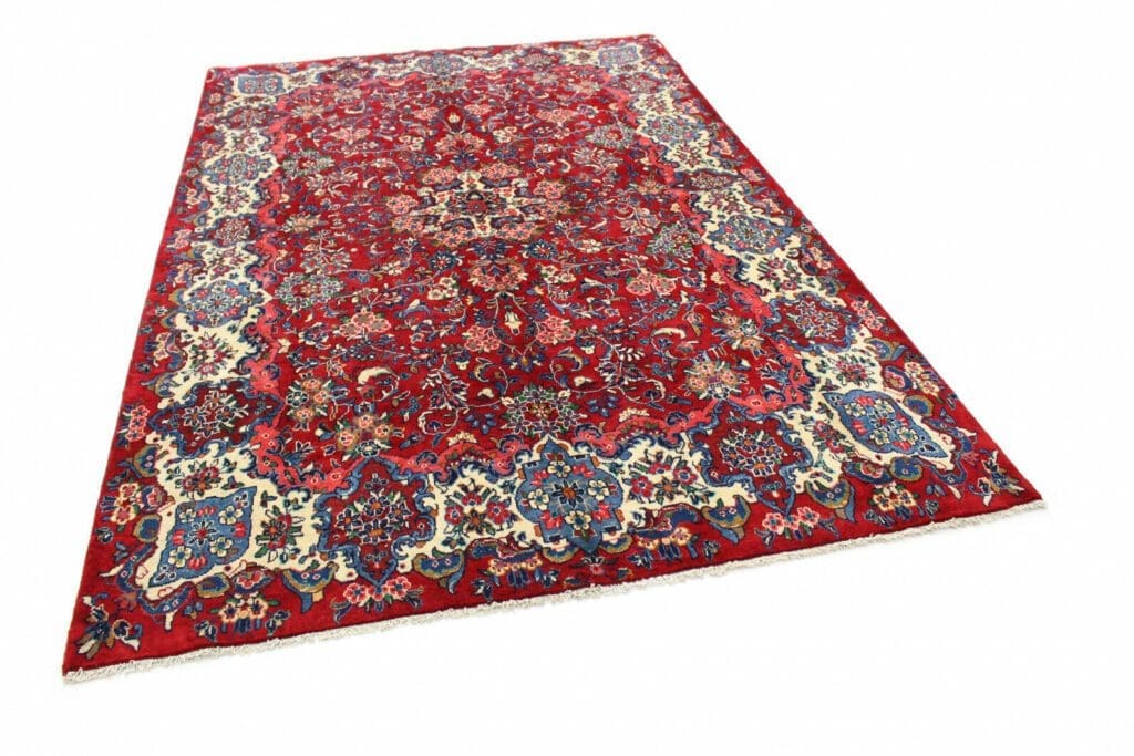 Perserteppich Sarough 330 x 220 cm Wolle handgeknüpft
