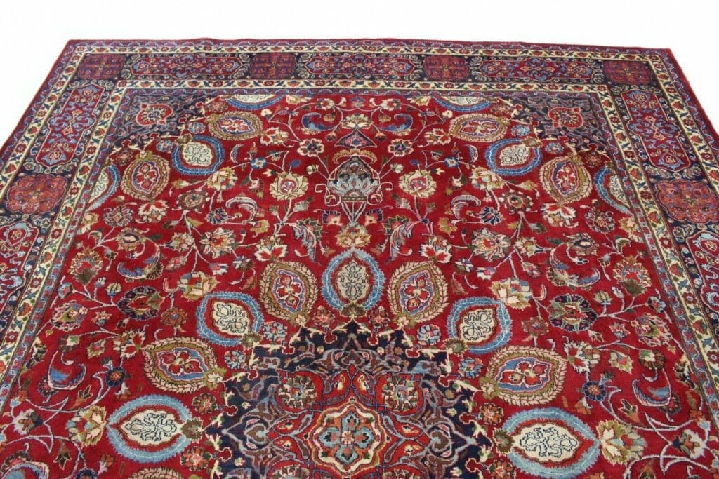 Perserteppich Mashad 390 x 300 cm Wolle handgeknüpft