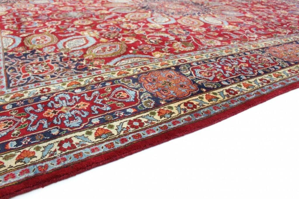 Perserteppich Mashad 390 x 300 cm Wolle handgeknüpft