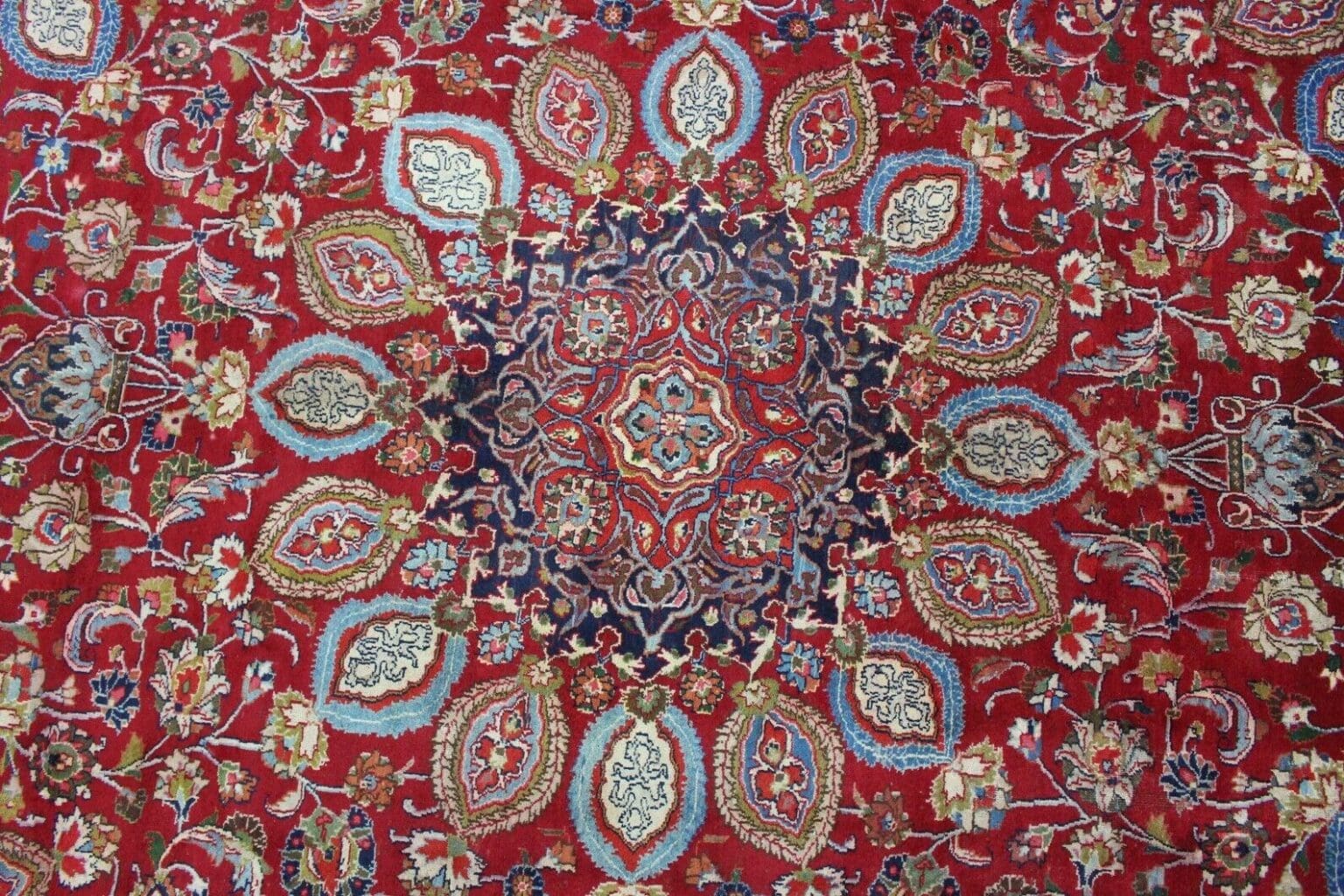 Perserteppich Mashad 390 x 300 cm Wolle handgeknüpft