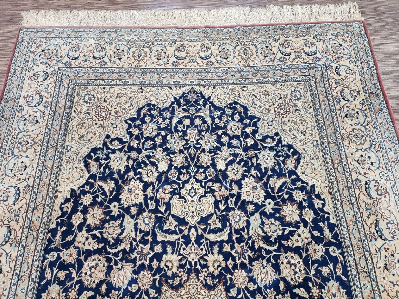 Perserteppich Nain 350x215 cm Korkwolle handgeknüpft