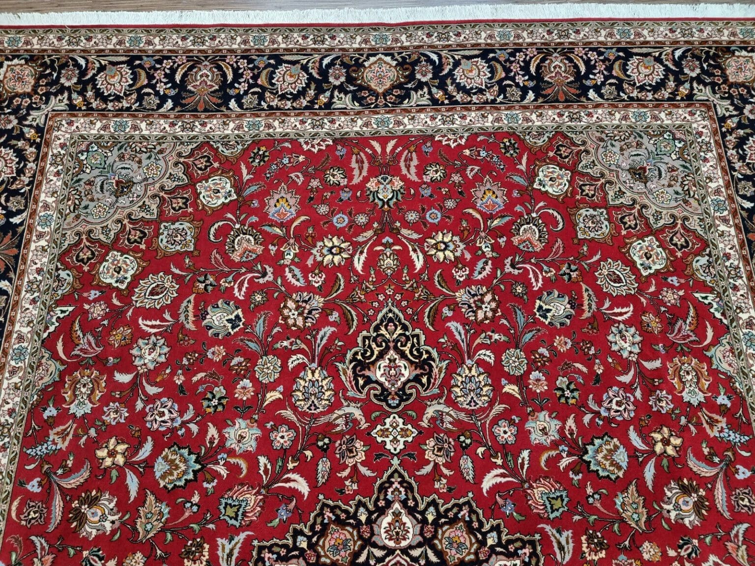 Perserteppich Tabriz 354 x 254 cm Korkwolle handgeknüpft
