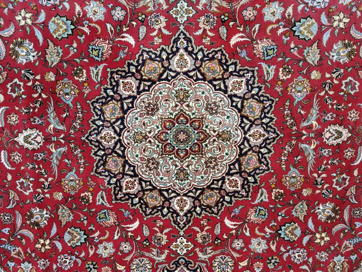 Perserteppich Tabriz 354 x 254 cm Korkwolle handgeknüpft