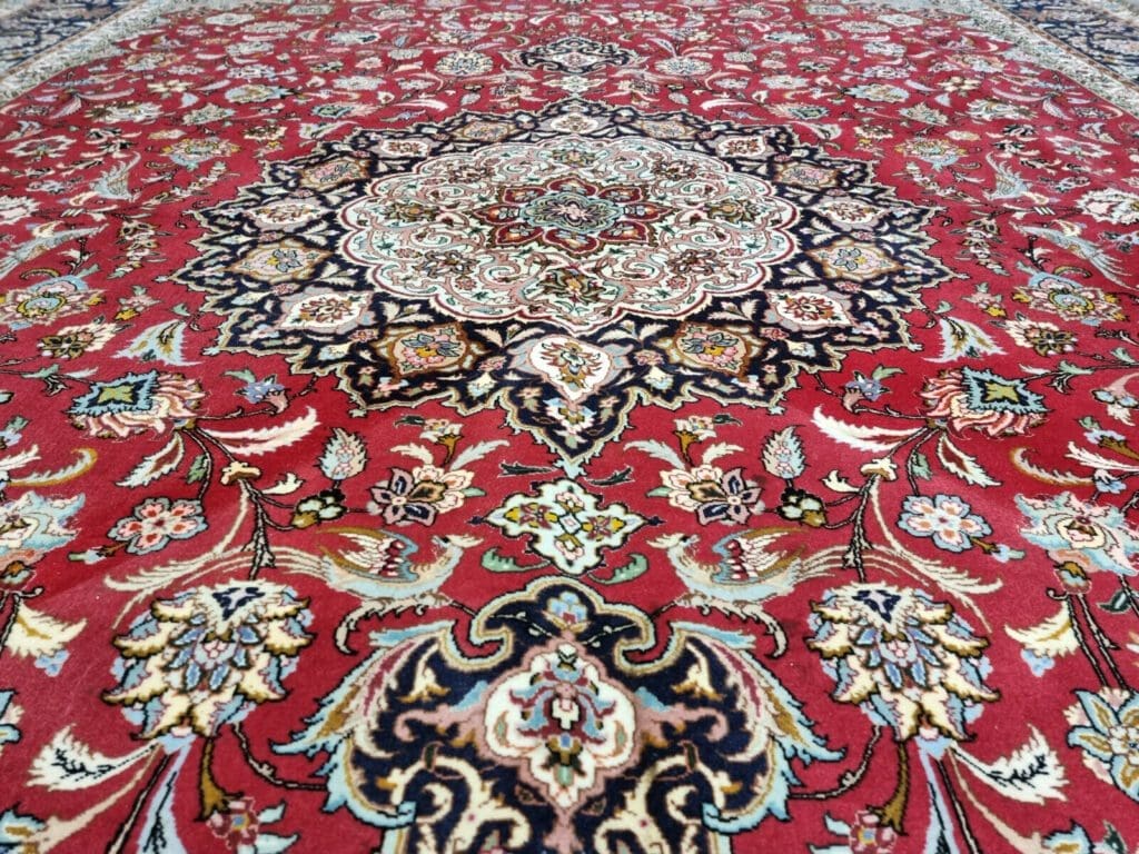 Perserteppich Tabriz 354 x 254 cm Korkwolle handgeknüpft