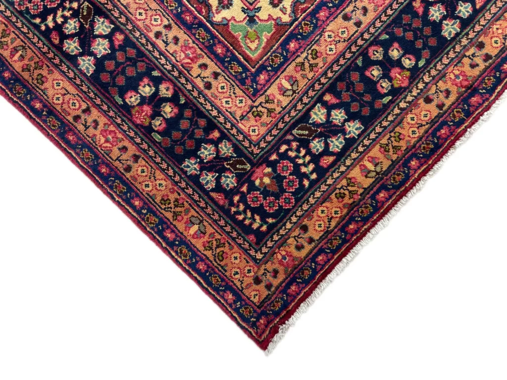 maschhad-perserteppich-296-x-192-cm-250000-knoten-m-florales-muster-1-3 Perserteppich Maschhad 296 x 192 cm Wolle handgeknüpft