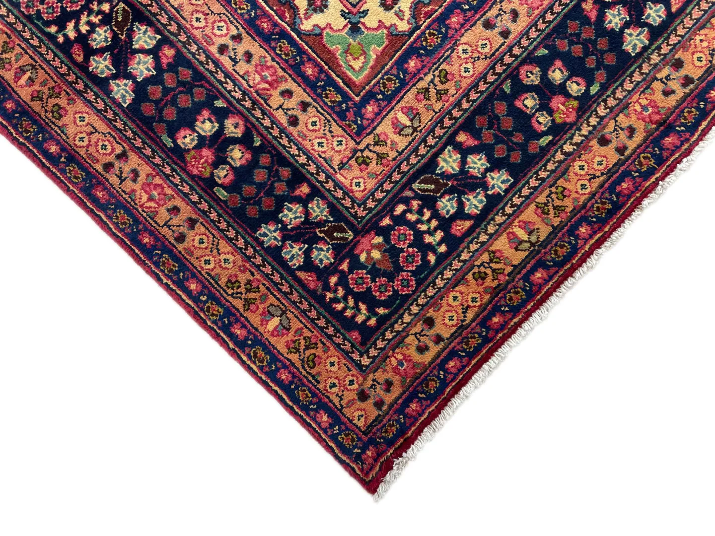 maschhad-perserteppich-296-x-192-cm-250000-knoten-m-florales-muster-1-3 Perserteppich Maschhad 296 x 192 cm Wolle handgeknüpft
