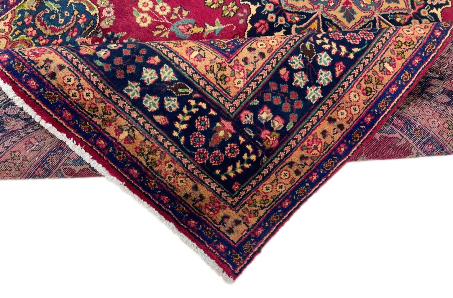 maschhad-perserteppich-296-x-192-cm-250000-knoten-m-florales-muster-1-4 Perserteppich Maschhad 296 x 192 cm Wolle handgeknüpft