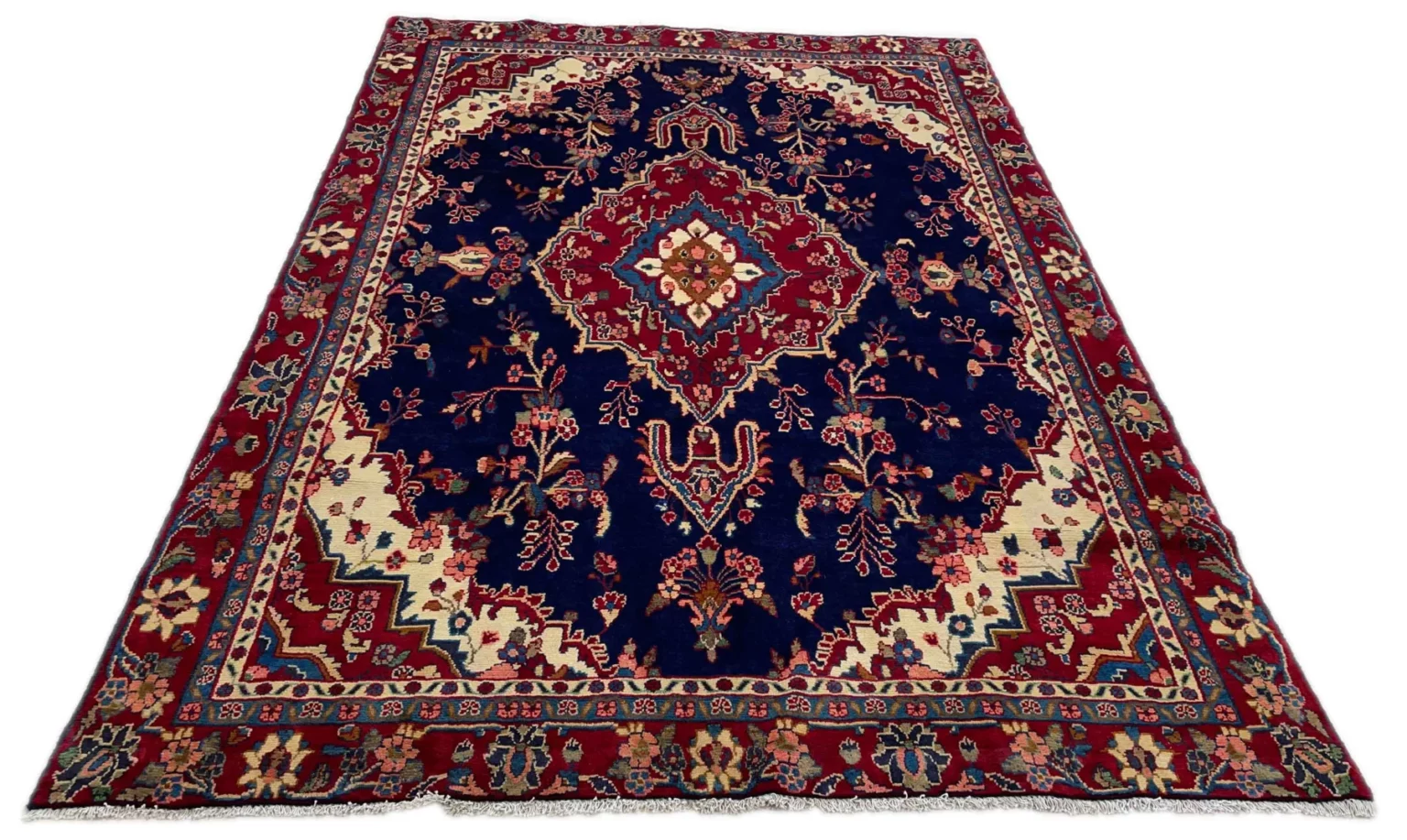 Perserteppich Hamadan 281 x 194 cm Wolle handgeknüpft