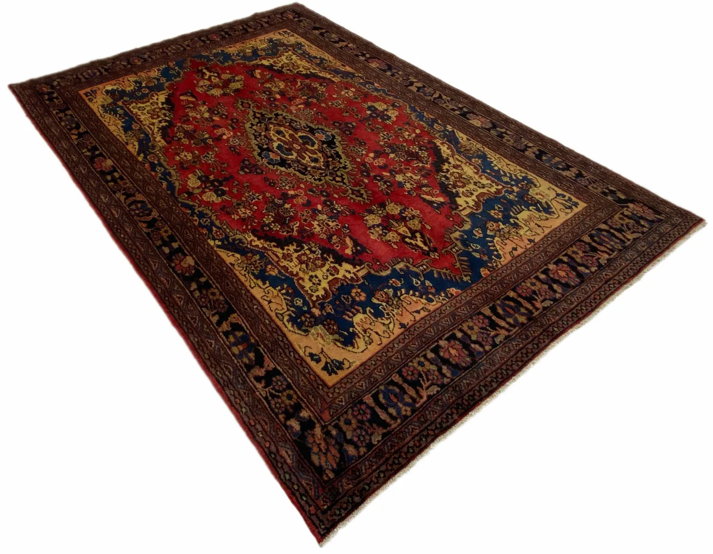 Perserteppich Hamadan 308 x 208 cm Wolle handgeknüpft
