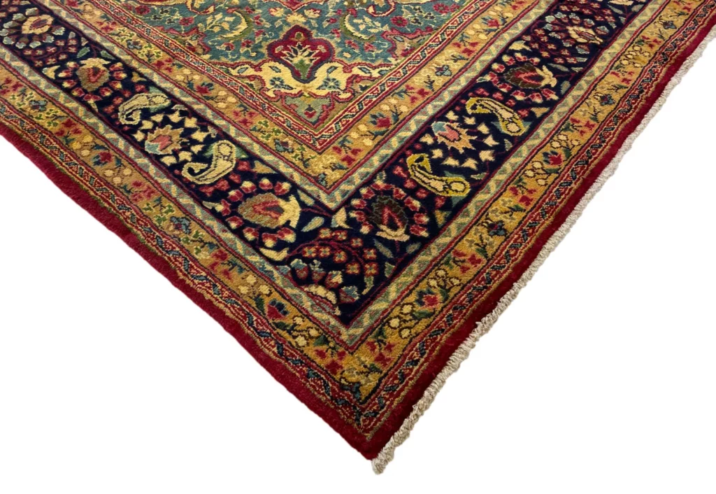 maschhad-perserteppich-300-x-198-cm-florales-muster-hohe-knotendichte-3 Perserteppich Maschhad 300 x 198 cm Wolle handgeknüpft