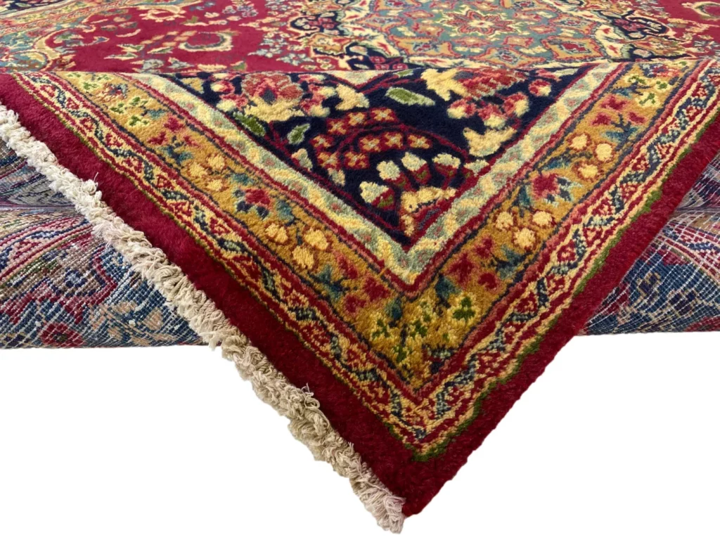 maschhad-perserteppich-300-x-198-cm-florales-muster-hohe-knotendichte-5 Perserteppich Maschhad 300 x 198 cm Wolle handgeknüpft