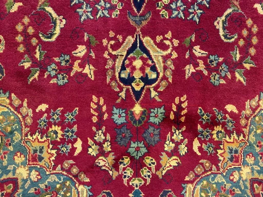 maschhad-perserteppich-300-x-198-cm-florales-muster-hohe-knotendichte-7 Perserteppich Maschhad 300 x 198 cm Wolle handgeknüpft