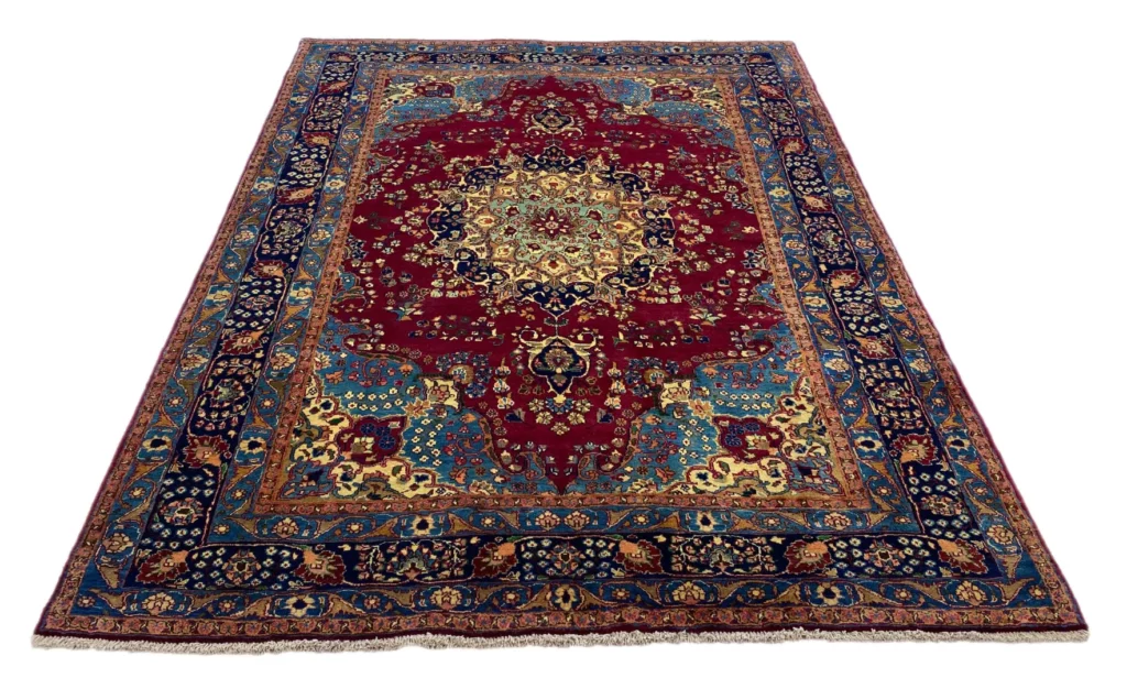 Perserteppich Maschhad 275 x 205 cm handgeknüpft