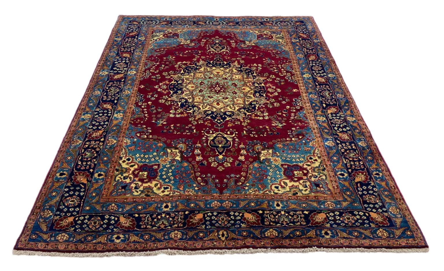 Perserteppich Maschhad 275 x 205 cm handgeknüpft