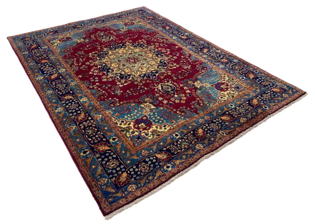 Perserteppich Maschhad 275 x 205 cm handgeknüpft