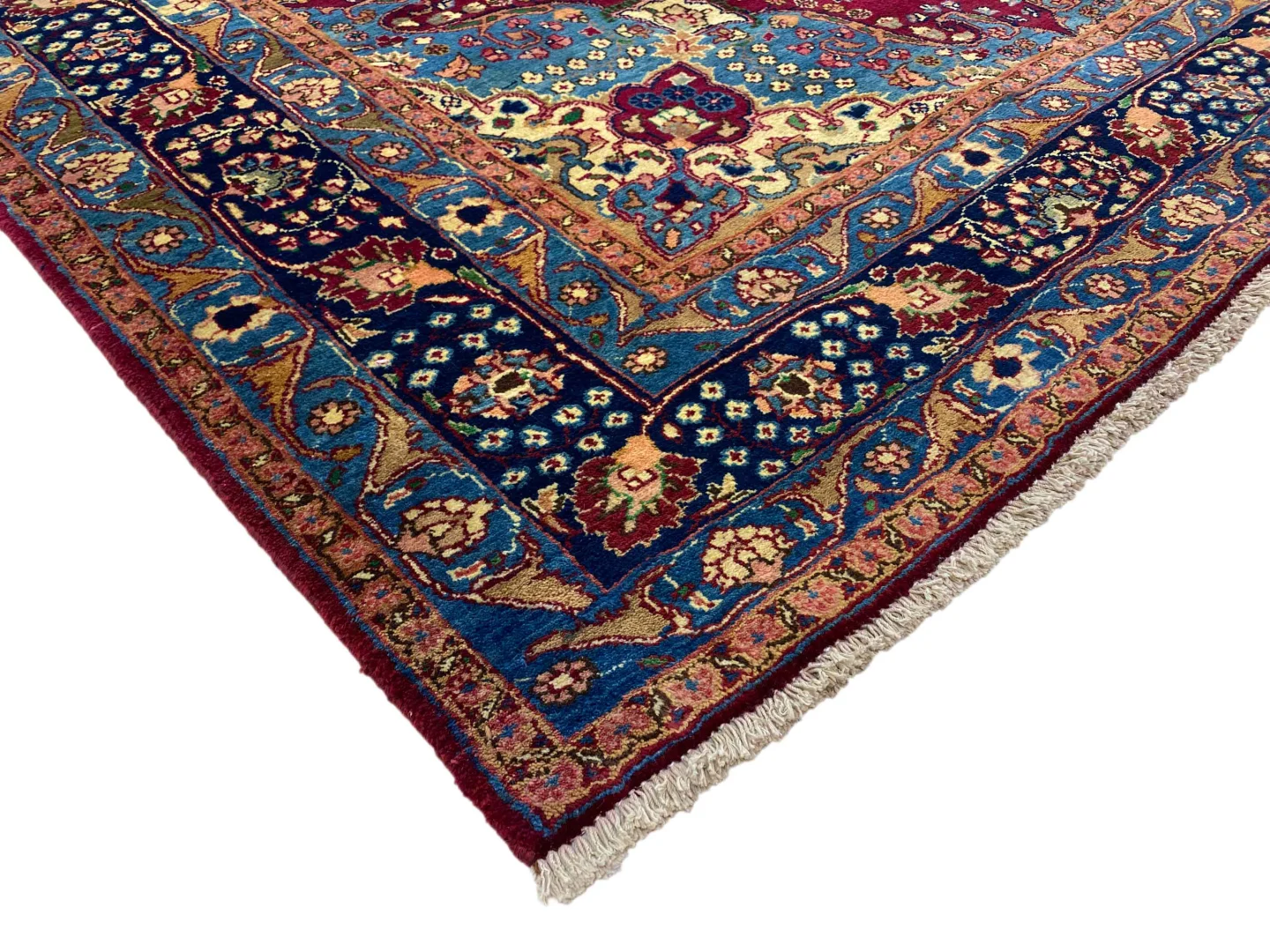 Perserteppich Maschhad 275 x 205 cm handgeknüpft
