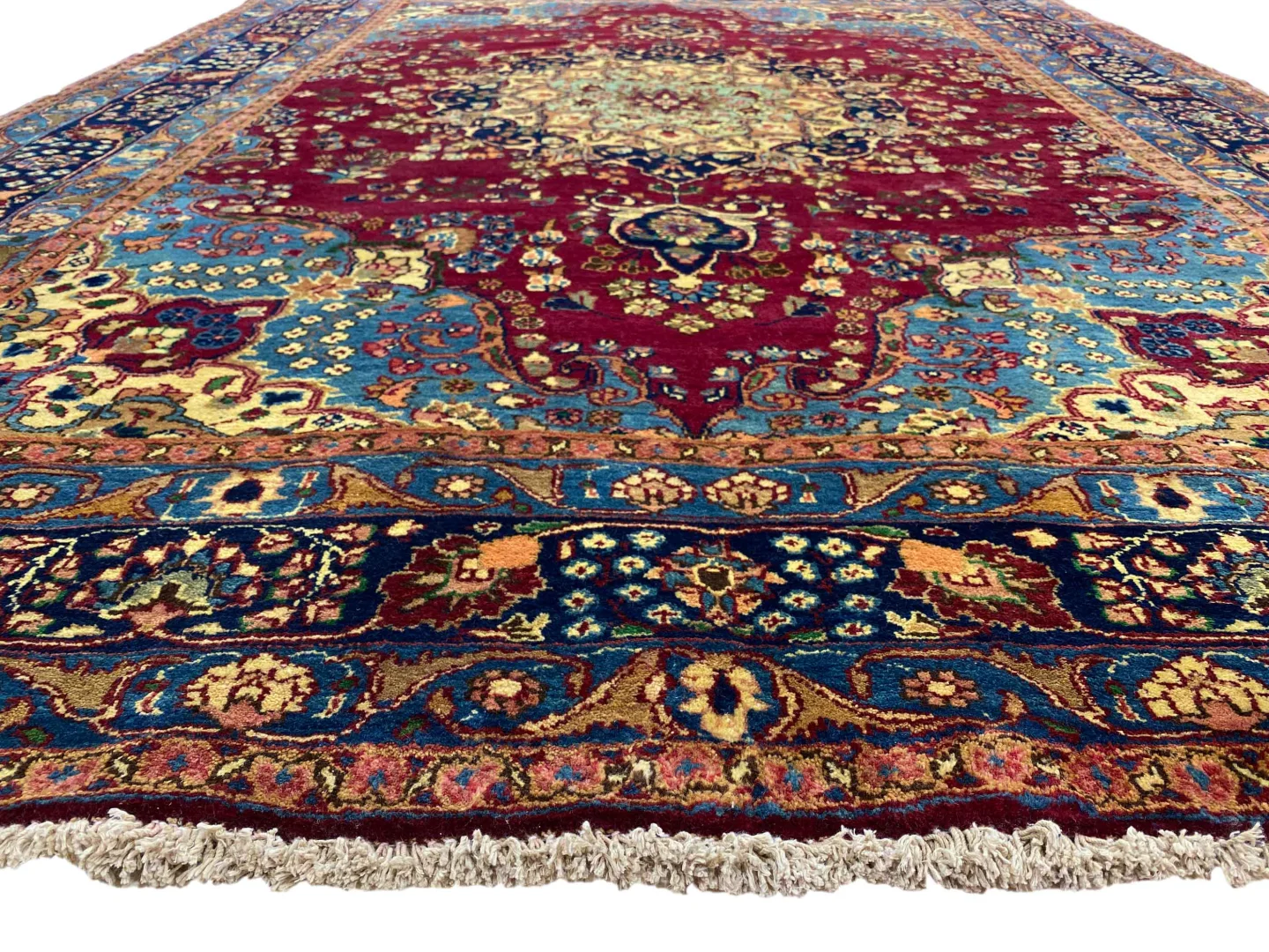 Perserteppich Maschhad 275 x 205 cm handgeknüpft