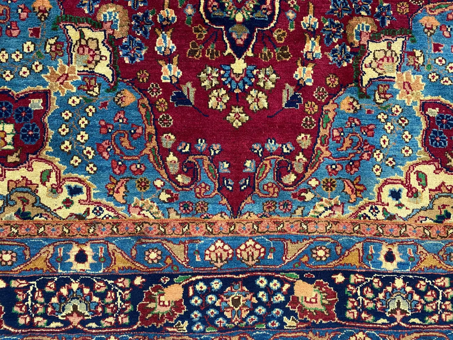 Perserteppich Maschhad 275 x 205 cm handgeknüpft