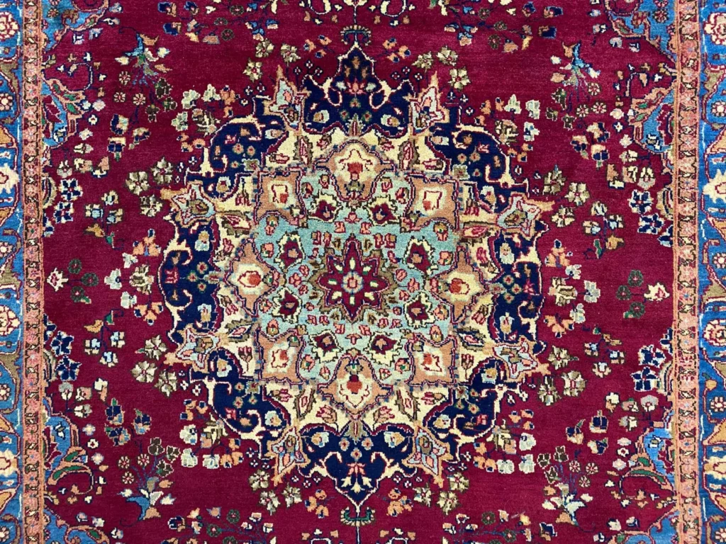 Perserteppich Maschhad 275 x 205 cm handgeknüpft