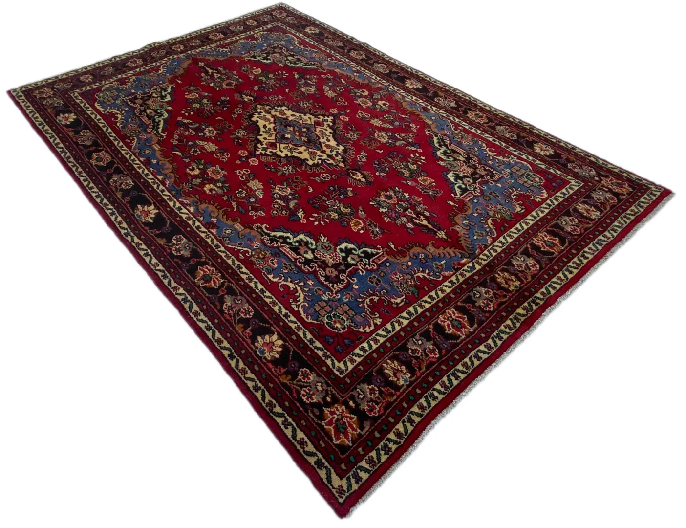 hamadan-teppich-314-x-213-cm-knotendichte-100000-350000-handgeknupft-1-2 Perserteppich Hamadan 314 x 213 cm Wolle handgeknüpft