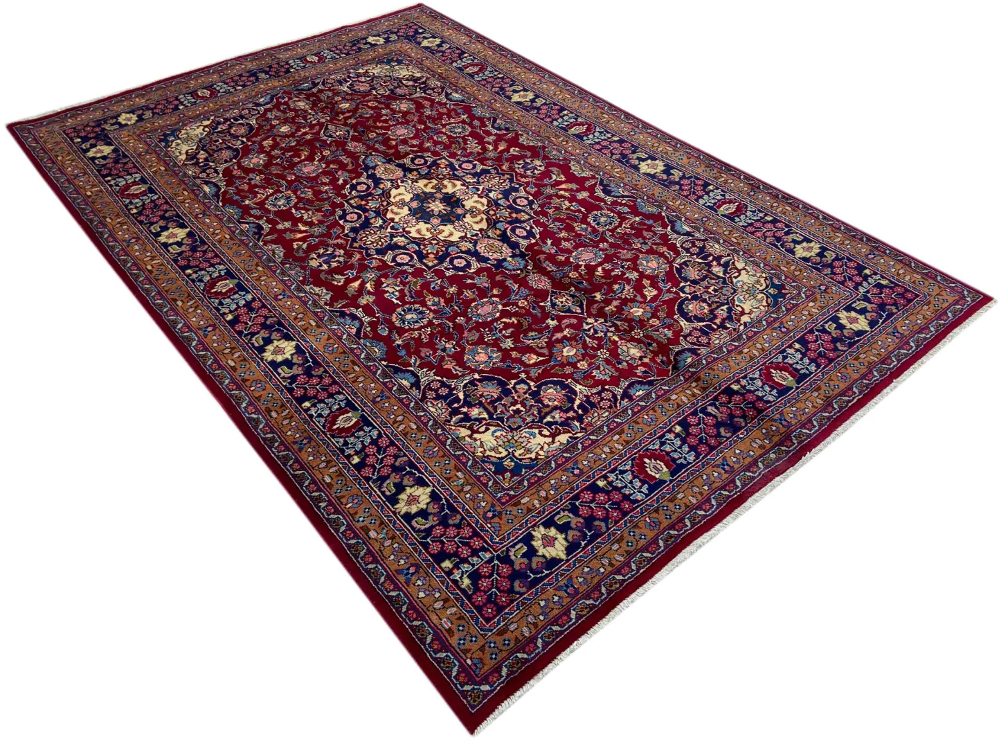 maschhad-perserteppich-300-x-200-cm-knotendichte-180000-250000-2 Perserteppich Maschhad 300 x 200 cm Wolle handgeknüpft