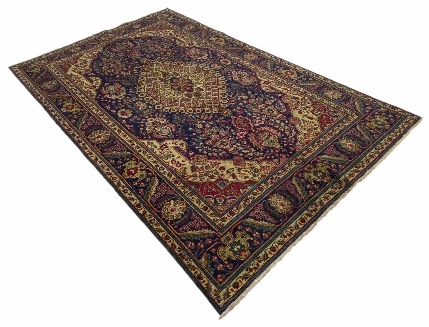 Perserteppich Täbris 325 x 206 cm Wolle handgeknüpft