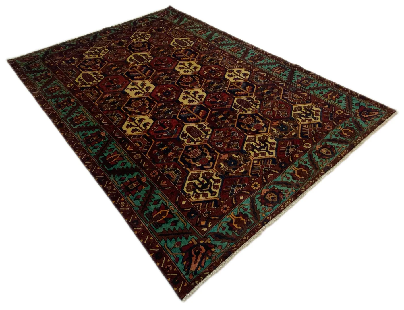 bakhtiar-teppich-303-x-210-cm-150000-200000-knoten-gartenmuster-aus-2 Perserteppich Bakhtiar 303 x 210 cm Wolle handgeknüpft