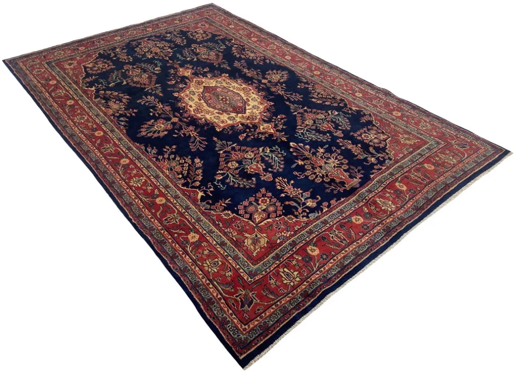 hamadan-teppich-303-x-198-cm-100000-350000-knoten-m-handgeknupft-1-2 Perserteppich Hamadan 303 x 198 cm Wolle handgeknüpft