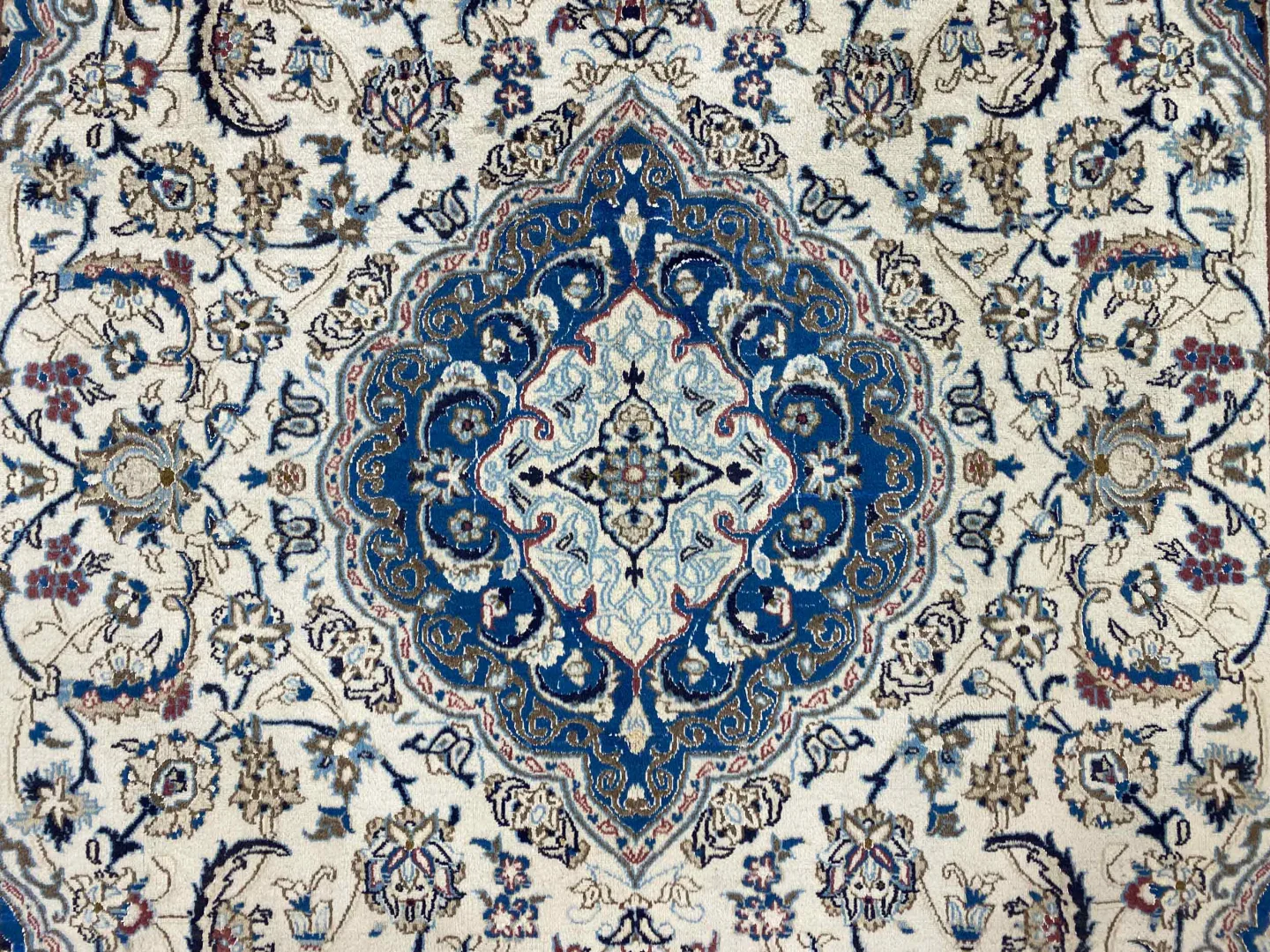 Perserteppich Nain 293 x 195 cm Wolle handgeknüpft