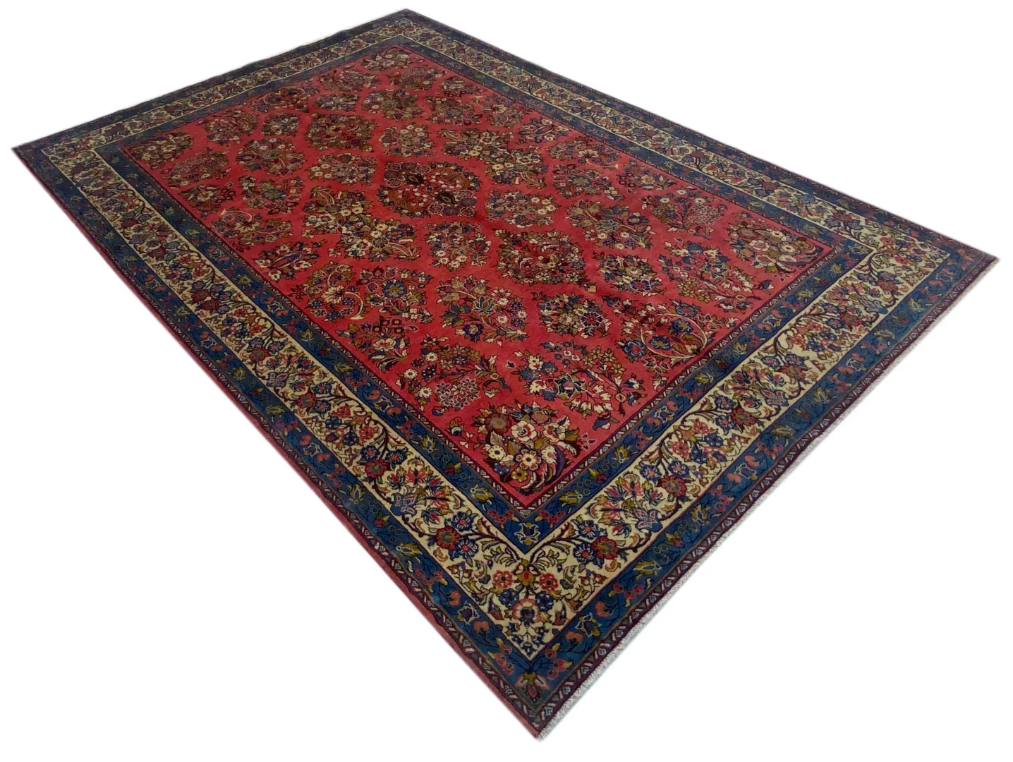 Perserteppich Sarough 327 x 216 cm Wolle handgeknüpft