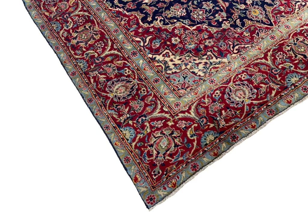 Perserteppich Keshan 310 x 186 cm Schafwolle handgeknüpft