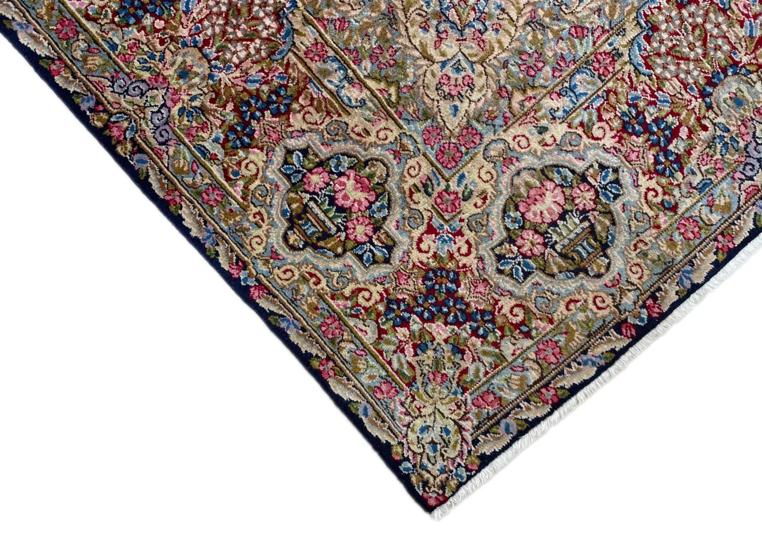 Perserteppich Kerman 347 x 240 cm Naturfasern handgeknüpft