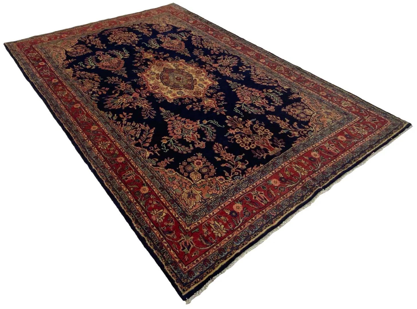 Perserteppich Hamadan 306 x 206 cm Wolle Handgeknüpft