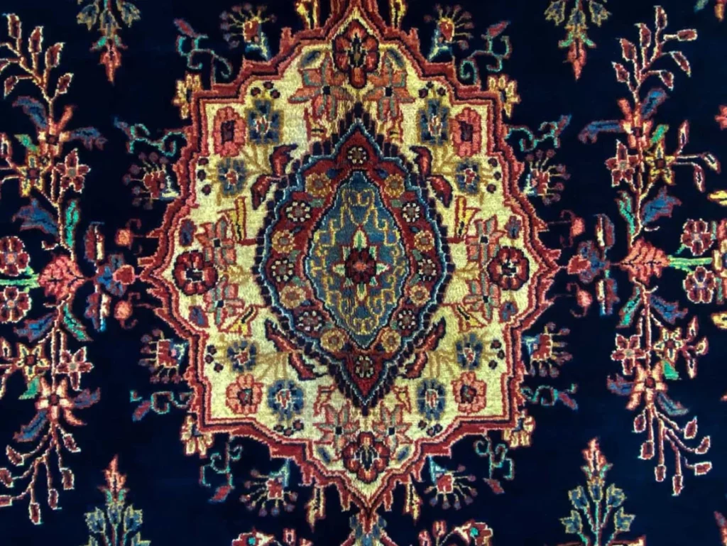 Perserteppich Hamadan 306 x 206 cm Wolle Handgeknüpft