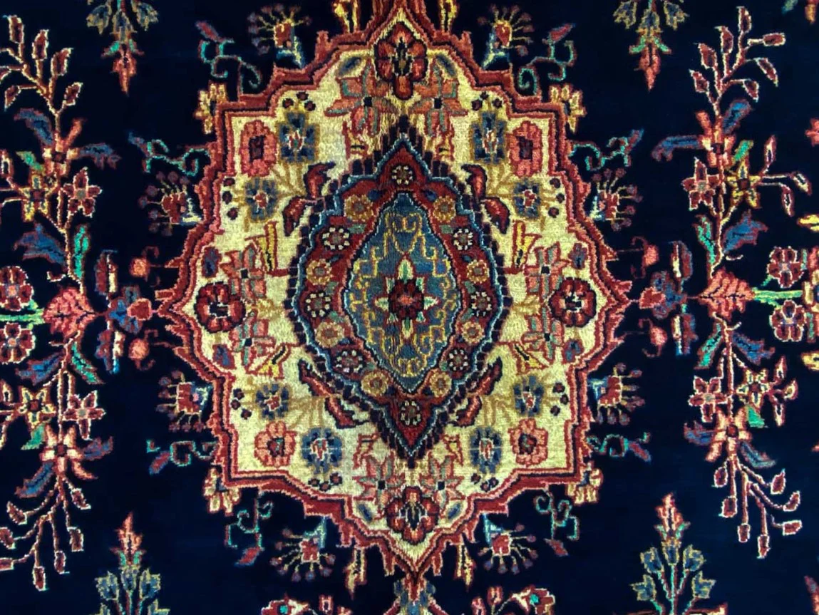 Perserteppich Hamadan 306 x 206 cm Wolle Handgeknüpft