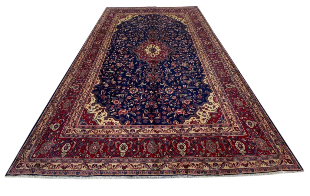 Perserteppich Hamadan 340 x 218 cm Wolle handgeknüpft