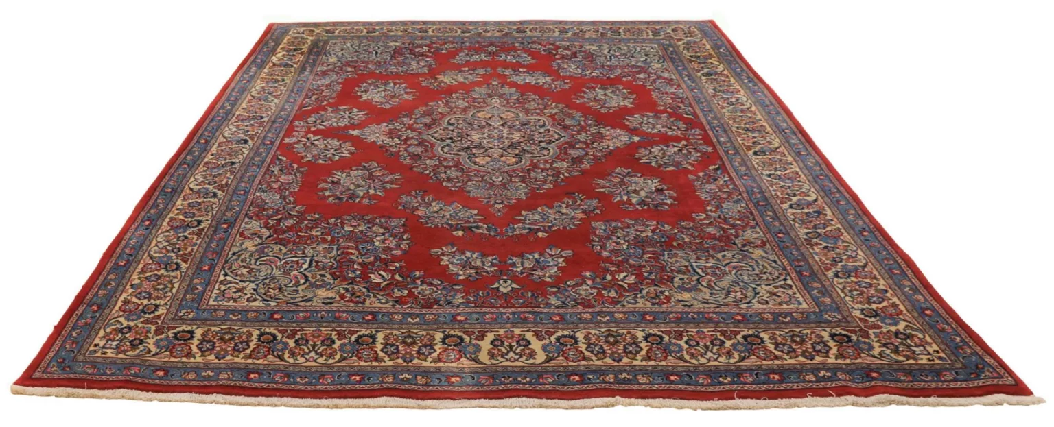 Perserteppich Sarough 330 x 250 cm Wolle handgeknüpft