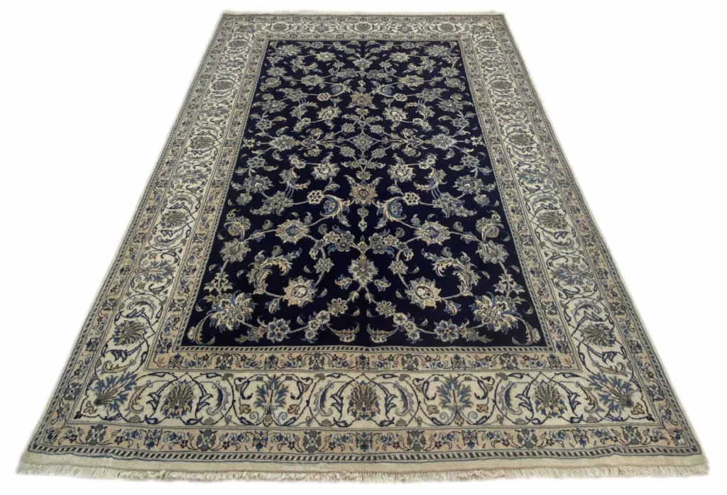 nain-teppich-288-x-193-cm-4-lah-klassisch-florales-muster-handgeknupft-1-1 Perserteppich Nain 288 x 193 cm Wolle handgeknüpft