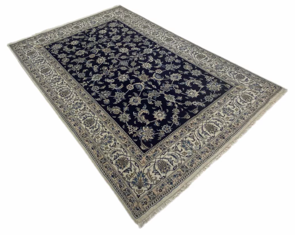 nain-teppich-288-x-193-cm-4-lah-klassisch-florales-muster-handgeknupft-1-2 Perserteppich Nain 288 x 193 cm Wolle handgeknüpft