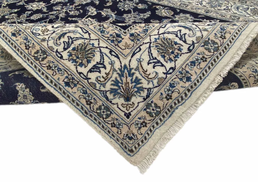 nain-teppich-288-x-193-cm-4-lah-klassisch-florales-muster-handgeknupft-1-4 Perserteppich Nain 288 x 193 cm Wolle handgeknüpft