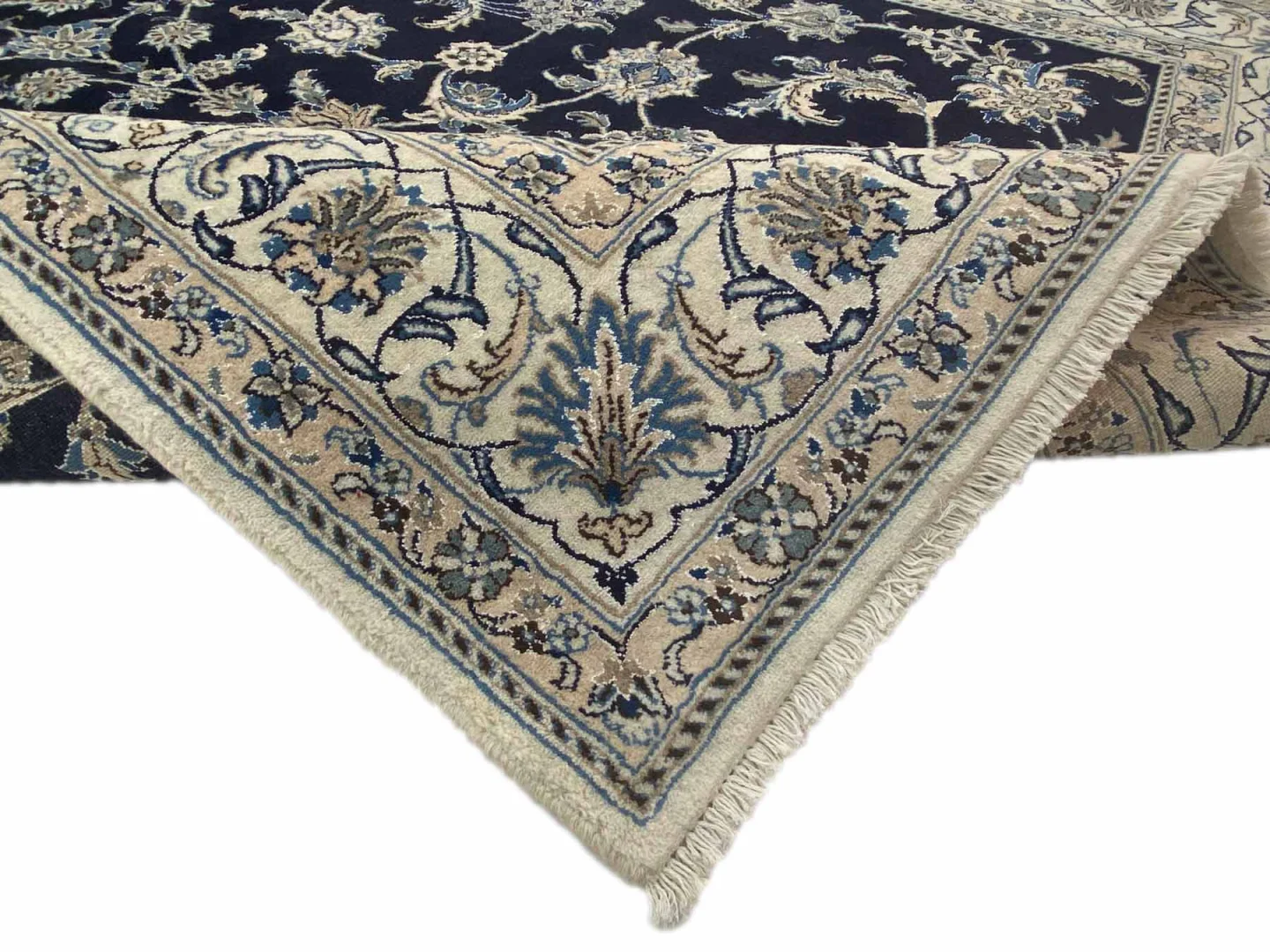 nain-teppich-290-x-195-cm-4-lah-klassisches-florales-muster-handgeknupft-1-4 Perserteppich Nain 290 x 195 cm Wolle handgeknüpft