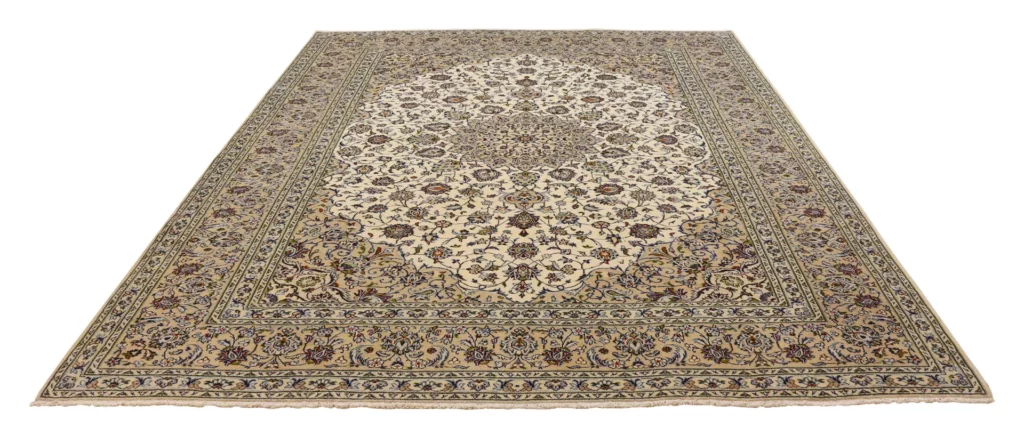 Perserteppich Keshan 345 x 253 cm Schafwolle handgeknüpft