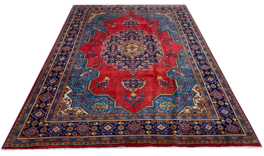 Perserteppich Sarough 337 x 235 cm Wolle handgeknüpft